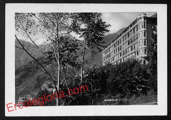 ai7158 - CARTOLINA D' EPOCA - Sondrio Provincia - Sondalo