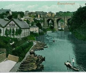 VINTAGE GB POSTCARD ENGLAND - YORKSHIRE: KNARESBOROUGH