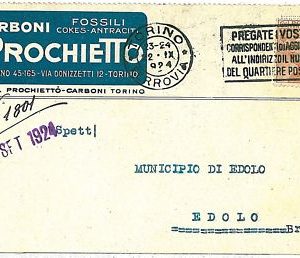 07309  CARTOLINA d'Epoca - TORINO Citta':  PUBBLICITARIA 1924