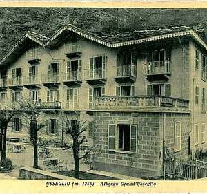 CARTOLINA d'Epoca - TORINO :  Usseglio -  ALBERGO HOTEL