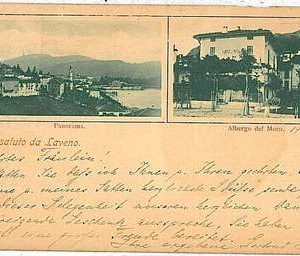 26507  CARTOLINA d'Epoca - VARESE :  LAVENO 1899  - tipo GRUSS AUS