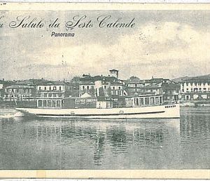 26653  CARTOLINA d'Epoca - VARESE: Sesto Calende 1917