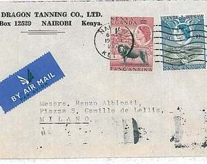 26903 -  KENYA Uganda TANGANIKA - POSTAL HISTORY  AIRMAIL COVER to ITALY 1930