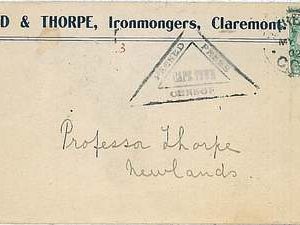 22472 - CAPE OF GOOD HOPE - Postal History - CENSORED COVER from CLAREMONT  1902