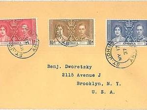 28497 - ANTIGUA - POSTAL HISTORY  -  FDC COVER - CORONATION 12 MAY 1937
