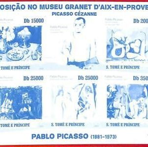 A3330 - SAO TOME & PRINCIPE - ERROR IMPERF Miniature sheet : 2009 Picasso