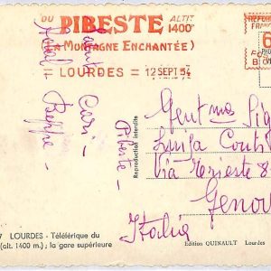 ai3556 - France - POSTAL HISTORY - POSTMARK on Postcard - Mountain - 1954