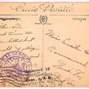 ai3485 - USA -   POSTAL HISTORY - Censored   Military Mail - WW1 -  1918