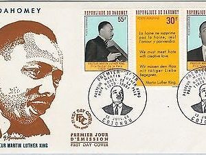 DAHOMEY - POSTAL HISTORY: FDC COVER 1968 - MARTHIN LUTHER KING   Nobel Prize