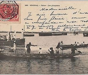 56550  - FRENCH COLONIES:  SENEGAL -  POSTAL HISTORY:  POSTCARD 1906