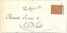 ITALIA REGNO -  BUSTA : annullo CASTEGNATO 1890