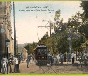 af2947 - VENEZUELA - VINTAGE POSTCARD - Caracas - Plaza Bolivar - 1910