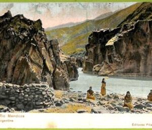 af0697 - ARGENTINA - Vintage Postcard - Garganta Rio Mendoza