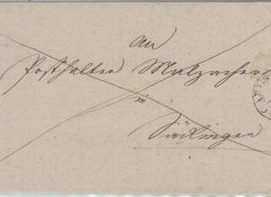 77487 -  GERMANY  - POSTAL HISTORY - COVER from Karlsruhe 1835