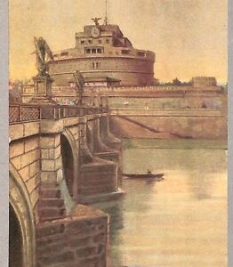 ab0104 - CARTOLINA D'EPOCA - ROMA Città : Castel S. Angelo
