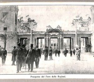 ab0105 - CARTOLINA D'EPOCA - ROMA Città : Prospetto del Foro delle Regoni