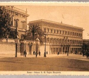 ab0139 - CARTOLINA D'EPOCA - ROMA Città : Palazzo S. M. Regina Margherita