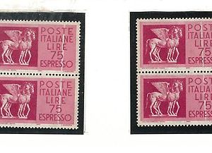 47631 -- ITALIA Repubblica - ESPRESSO due coppie con  TAGLIO CHIRURGICO
