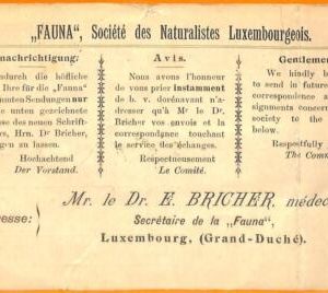 99362 - LUXEMBOURG - Postal History  - ADVERTISING COVER Animals Fauna 1900