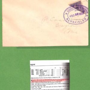 40437 - GUATEMALA - POSTAL HISTORY - BISECTADO Bisected stamp on COVER  1899