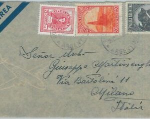 74368 - ARGENTINA - POSTAL HISTORY - AIRMAIL COVER to ITALY 1950