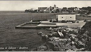 41301  CARTOLINA d'Epoca - BARI Provincia - TRANI : cartolina fuori misura! 1957
