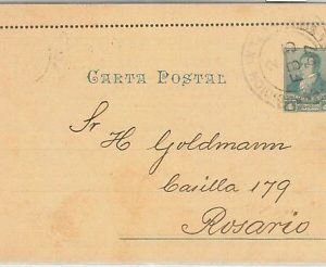 65361- ARGENTINA - Postal History - STATIONERY LETTER CARD 1897