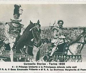 15652    CARTOLINA d'Epoca TORINO Città : CAROSELLO STORICO 1928 - Reali ROYALTY