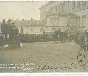15661   CARTOLINA d'Epoca ROMA Città :  Reali - BATTESIMO 1904 ROYALTY