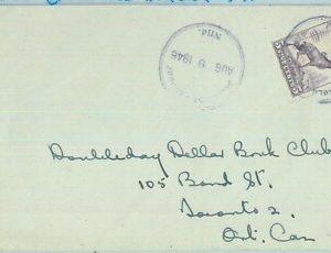 83295 - NEWFOUNDLAND - POSTAL HISTORY: Cover to CANADA 1946 CORNER BROOK