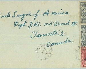83300 - NEWFOUNDLAND - POSTAL HISTORY: Cover to CANADA 1946 BONNE BAY