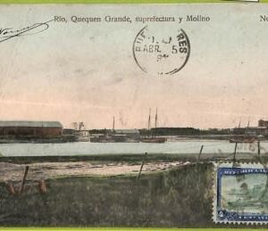 af0731 - ARGENTINA - Vintage Postcard - Necochea  - Rio - Quequen Grande