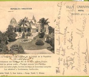 af0739 - ARGENTINA - Vintage Postcard - Olivos ( F.C.C.A.)