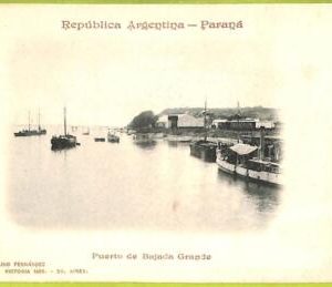 af0770 - ARGENTINA - Vintage Postcard - Parana - Puerto de Bajaga Grande