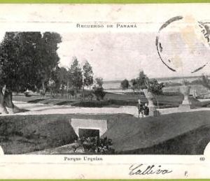 af0765 - ARGENTINA - Vintage Postcard - Parana - Parque Urquiza - 1904