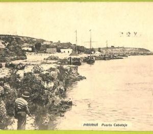 af0758 - ARGENTINA - Vintage Postcard - Parana - Puerto Cabotaje