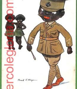 ah2098 - VINTAGE POSTCARD Postal Antigua - Ethnic AFRICA HUMOUR