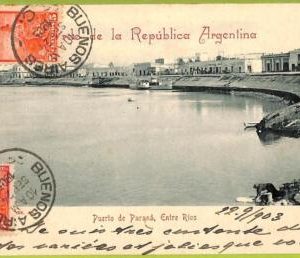 af0776 - ARGENTINA - Vintage Postcard - Parana - Entre Rios - 1903