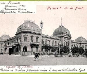 af0799 - ARGENTINA - Vintage Postcard - LA PLATA - Palacio de Justicia