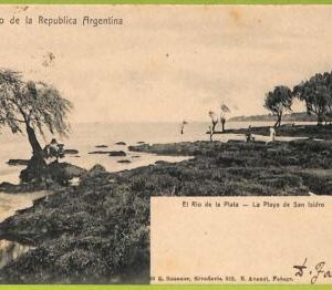 af0800 - ARGENTINA - Vintage Postcard - El Rio de LA PLATA   - 1903