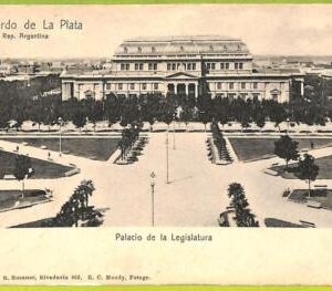 af0798 - ARGENTINA - Vintage Postcard - LA PLATA - Palacio de la Legislatura