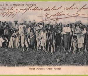 af0583 - ARGENTINA - Vintage Postcard -  Chaco Austral - ETHNIC - 1907