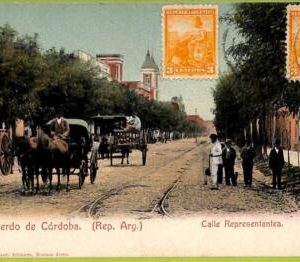 af0639 - ARGENTINA - Vintage Postcard - CORDOBA - Calle Representantea - 1907