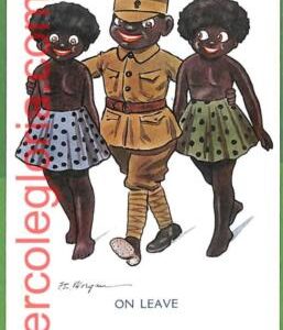 ah2112 - VINTAGE POSTCARD Postal Antigua - Ethnic AFRICA HUMOUR