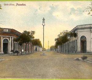 af0749 - ARGENTINA - Vintage Postcard - Posadas - Calle oliva