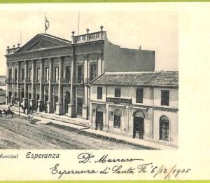 af0658 - ARGENTINA - Vintage Postcard - Esperanza - Casa Municipal