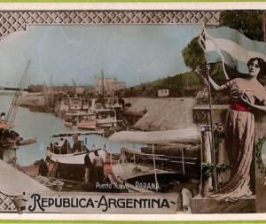 af0789 - ARGENTINA - Vintage Postcard - Parana - Puerto Nuevo