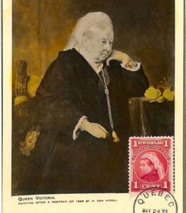 90097 - NEWFOUNDLAND - Postal History - MAXIMUM CARD - VICTORIA  Royalty 1951