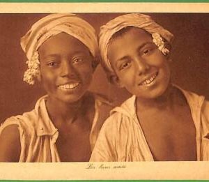 ah2084 - VINTAGE POSTCARD Postal Antigua -  Ethnic American