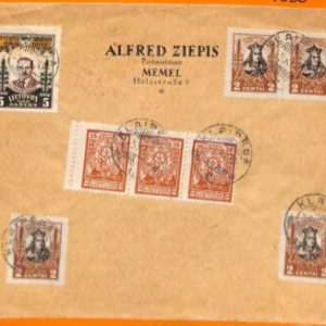 99331 - LITHUANIA - POSTAL HISTORY - REGISTERED COVER to SWEDEN  1930